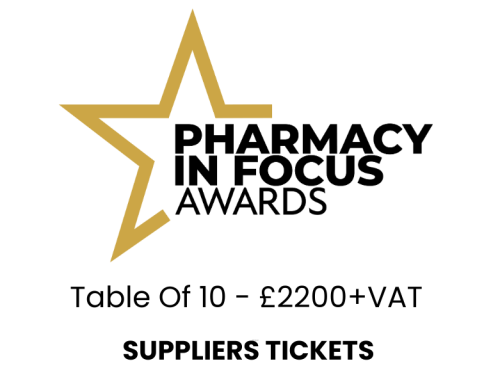NI Awards Ticket Supplier Full Table x 10