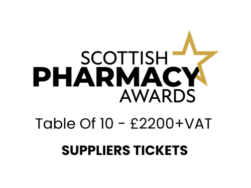 SP Awards Ticket Supplier Full Table x 10